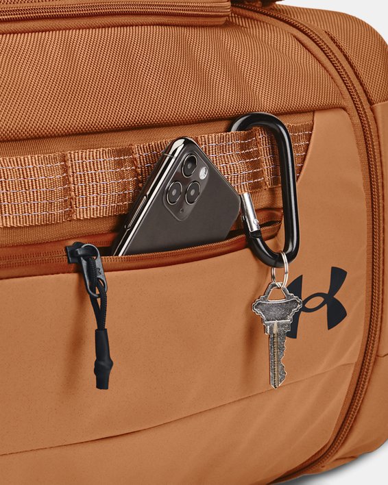 UA Triumph CORDURA® Duffle Backpack, Orange, pdpMainDesktop image number 3